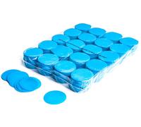 Confettis ronds Magic FX à chute lente, diamètre 55 mm - Bleu clair, 1 kg - Formes de confettis en papier