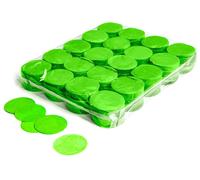 Confettis ronds Magic FX à chute lente, diamètre 55 mm - Vert clair, 1 kg - Formes de confettis en papier