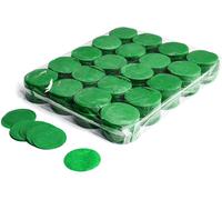 Confettis ronds Magic FX à chute lente, diamètre 55 mm - Vert foncé, 1 kg - Formes de confettis en papier