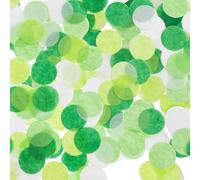Confettis ronds verts 2,5 cm - Décoration de table en papier pour anniversaire et mariage - Décoration à disperser multicolore
