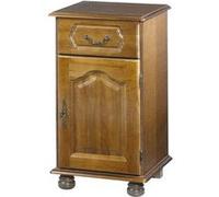 Confiturier Chêne Rustique 1 Porte 1 Tioir 2 Niches L 44.2 H 77.2 P 41 cm - L 44.2 x l 41 x H 77.2 cm marron G