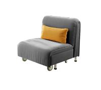 Confortable Canapé-lit Pliant, Fauteuil-lit, canapé Simple rembourré avec roulettes, lit d'appoint for Salon, Bureau à Domicile Chaise-lit Pliante portative(Grigio,80cm)