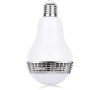 Confozen Ampoule Connectée Bluetooth avec Haut-Parleur Intégré, RGB 12 Couleurs, E27, 12W, Télécommande Sans Fil, Usage Intérieur