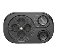 Confozen Répulseur de Chien à Ultrasons, Anti-Aboiement, 3 Modes Réglables, Portée 20m, Batterie 2000mAh Rechargeable USB-C, IP65, Noir