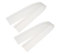CONGARTENO Bande D'étanchéité en Silicone 2 Pcs pour Plaque de Cuisson Gaz, Résistante aux Empreintes, Dos Antidérapant Brillant, pour Combler L'écart Entre Cuisinière et Plan de Travail