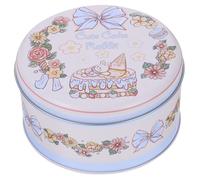 CONGARTENO Boîte à Biscuit Petite et Portable, pour Snacks et Fêtes de Vacances Noël en Tôle Robuste Motif Coloré