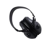 CONGARTENO Cache-oreilles Antibruit Réglable en Noir, Casque de Protection Auditive Électronique, Active du Bruit, Adapté pour Tir, Chasse et Activités Extérieures