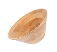CONGARTENO Saladier Conique Bois en Bois Naturel Couscous Grosse Capacité Bol de Service Léger Cuisine, pour Cafés et Restaurants