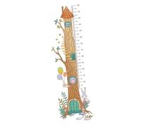 CONGARTENO Sticker Toise Murale en Pvc Autocollant Amovible pour Garçon et Filles Courbe de Croissance Précise, pour Chambres D'garçon et Filles et Salles de Classe