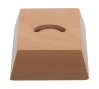 CONGARTENO Support en Bois pour Chausse-pied Autonome 10 X 9,7 X 3,8 Cm, Base Stable en Hêtre Naturel, Organisateur pour Entrée et Rangement Chaussures, Accessoire Pratique pour Maintien