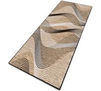 CONGCLI Tapis de Cuisine 3D Antidérapant 55 x 200 cm Antidérapant, Couleur Unie, Élégant, Lavable, Doux, Absorbant Doux Vintage Descente pour Cuisine, Buanderie, Entrée, Couloir, D