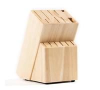 Coninx Bloc Couteaux En Bois Hévéa Sans Couteaux Pour 15 Couteaux | Rangez Jusquà 15 Couteaux Et Une Paire De Ciseaux Dans Un Élégant Bloc En Bois Hévéa