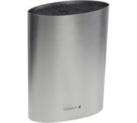 Coninx Bloc Couteaux Universel Inox Sans Couteaux Avec Insert À Fibres | Rangez Jusquà 12 Couteaux De Cuisine En Toute Sécurité Grâce À Un Insert Flexible Et Un Design Élégant