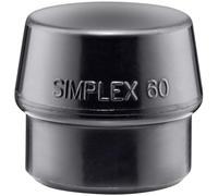 Halder Tête de rechange SIMPLEX 3202.060 mi-dure 205 g 67 mm 1 pièce