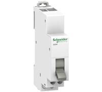 Schneider Electric Commutateur CM 2 positions 1 NO + 1 NF 20 A 230 V Acti9 iSSW Blanc