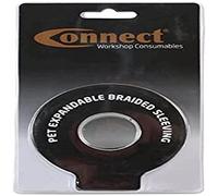 Connect Workshop Consumables 37111 Expandable Braided Sleeving 12mm 5m Coil in a Clam Blister