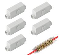 Connecteur 16mm2, 5 Pièces 16mm2 pour Wago, Bornier 16mm2, connecteurs 2 broches 100 A 1000 V Double vis Bloc serrage, Bornier Electrique Pour Plafonniers, Interrupteurs