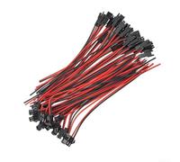Connecteur 2 broches mâle pour femelle 22 AWG pour jst | 20 paires de bandes LED à 2 broches, longueur 300 mm, 22 AWG, cuivre étamé, spot mural