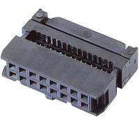 Connecteur à broches avec décharge de traction Nbr total de pôles: 10 Nbr de rangées: 2 Pas: 2.54 mm TRU COMPONENTS TC-2521012 100 pc(s)