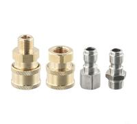 Connecteur à dégagement rapide 6,35 mm, raccord mâle 6,35 mm, adaptateur à dégagement rapide, lance de pulvérisateur pour nettoyeur haute pression