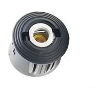 Connecteur à dégagement rapide pour nettoyeur haute pression Kärcher K2 série K7, adaptateur de tuyau en plastique pour les tâches de nettoyage de la maison et du jardin, couleur noire (Liqi)