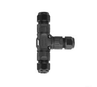 Connecteur à vis de type 3 conducteurs P20t en nylon étanche rapide pour panneau solaire éclairage extérieur lampe de jardin 5-12 mm de diamètre de câble Ip68 450 V 16 A alimentation électrique (2