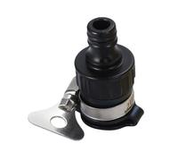 Connecteur adaptateur de robinet, nettoyeur de voiture de jardin, 3,1 x 6,2 cm à visser sur robuste, construction en métal authentique, adaptateurs de robinets agricoles pour la maison, la cuisine, le