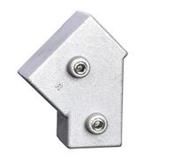 Connecteur adaptateur de Tube carré polyvalent en alliage d ' aluminium pour diverses utilisations, accessoires de connecteur carré faciles à installer