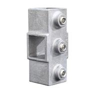 Connecteur adaptateur de Tube carré polyvalent en alliage d ' aluminium pour diverses utilisations, fixation de connexion facile à installer