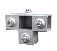 Connecteur adaptateur de Tube carré polyvalent en alliage d ' aluminium pour diverses utilisations, fixation de connexion facile à installer