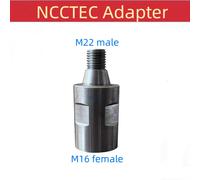 Connecteur adaptateur M16 M18 femelle inversé vers filetage mâle M22 pour perceuse à diamant, forets à noyau, Adaptation de tige d'extension M18 female to M22 m