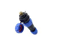 Connecteur aéronautique SP13 6 broches, IP68 mâle et femelle femelle Connecteur de câble 6 broches Montage sur écrou arrière Fiche aviation pour l'industrie 125 V 5 A