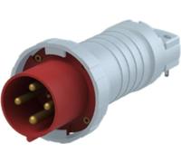 Connecteur Amphenol 125 ampères CEE 4 pôles (3P+PE) broche, codage 6h rouge 380/415 V fréquence 50 et 60 Hz - 1 pièce