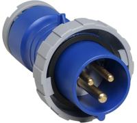 Connecteur Amphenol 16 ampères CEE 4 pôles (3P+PE) broche, codage 6h rouge 380/415 V fréquence 50 et 60 Hz - 1 pièce