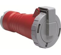 Connecteur Amphenol 16 ampères CEE 5 pôles (3P+N+PE) femelle, codage 6h rouge 200/346V à 240/415V