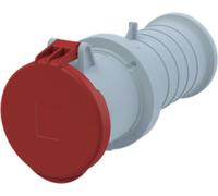 Connecteur Amphenol 63 ampères CEE 5 pôles (3P+N+PE) femelle, codage 6h rouge 200/346V à 240/415V