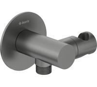 Connecteur angulaire rond avec support de combiné