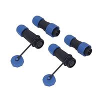 Connecteur Aviation Étanche IP68 380 V 5 A, Prise et Fiche LP13 à 2 Broches, Raccordement par Vis sans Soudure, Boîtier en PA66, pour Équipements Électroniques, Alarmes et