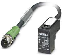 Connecteur confectionné pour capteurs/actionneurs 0.60 m Phoenix Contact SAC-3P-MS/ 0,6-PUR/CI-1L-Z SCO 1435593 M12 mâle droit