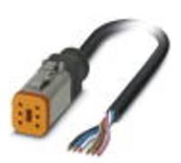 Connecteur confectionné pour capteurs/actionneurs Phoenix Contact SAC-6P-10,0-PUR/DTFS 1415029 10.00 m Nombre de pôles: 6 1 pc(s)