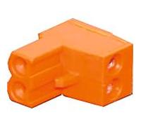 connecteur correspondant Wolf à 2 broches. orange pur 274492399 pour WPM- 2000
