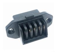 Connecteur d'alimentation 30 A 5 broches mâle femelle boîtier en nylon 180 degrés entrée de câble noir IP01 60 V bloc terminal industriel pour chargement de batterie (femelle)