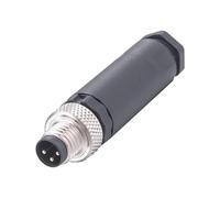 Connecteur d'alimentation précis 3 broches/4 broches résistant à la rouille | Prise électrique robuste avec broches en cuivre plaqué or épais pour une fiabilité dans les environnements difficiles