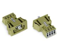 Connecteur d'alimentation série (connecteur réseau) 890 WAGO 890-764/071-000 Femelle Nombre total de pôles: 4 16 A vert clair 50