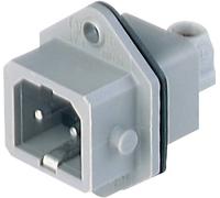 Connecteur dalimentation série (connecteur réseau) STASEI Hirschmann STASEI 2 930622106-1 embase mâle verticale Nombre total de pôles: 2 + PE 16 A gris 1 pc(s)