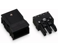 Connecteur dalimentation série (connecteur réseau) WINSTA MIDI WAGO 770-103/K010-165 femelle, droit Nombre total de pôles: 2 + PE 25 A noir 1 pc(s)