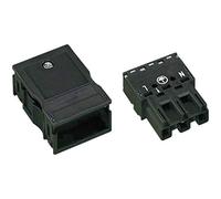 Connecteur dalimentation série (connecteur réseau) WINSTA MIDI WAGO 770-113/K010-165 mâle, droit Nbr total de pôles: 2 + PE 25 A noir 1 pc(s)