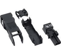 Connecteur dalimentation série (connecteur réseau) WINSTA MINI WAGO 890-102 femelle, droit Nombre total de pôles: 2 16 A noir 1 pc(s)