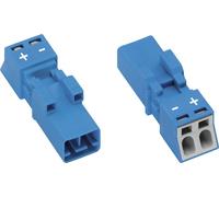 Connecteur d'alimentation série (connecteur réseau) WINSTA MINI WAGO 890-1112 mâle, droit Nombre total de pôles: 2 16 A bleu
