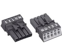Connecteur d'alimentation série (connecteur réseau) WINSTA MINI WAGO 890-205 femelle, droit Nombre total de pôles: 4 + PE 16